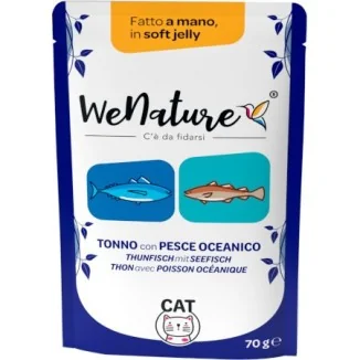 WeNature Tonno con Pesce Oceanico in bustina in jelly