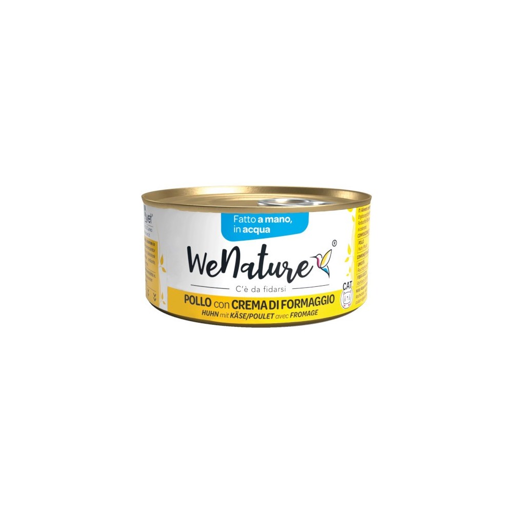 WeNature Pollo con Crema di formaggio in acqua