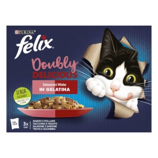 Purina Felix Doubly Delicious Multipack in gelatina