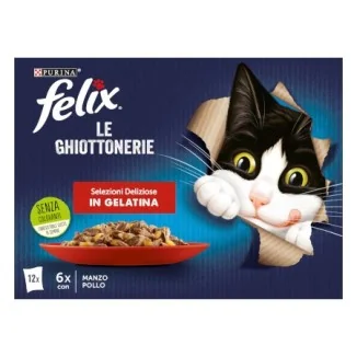 Purina Felix Le Ghiottonerie Selezioni Deliziose in gelatina