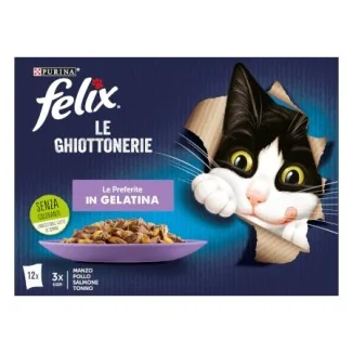 Purina Felix Le Ghiottonerie Le Preferite in gelatina