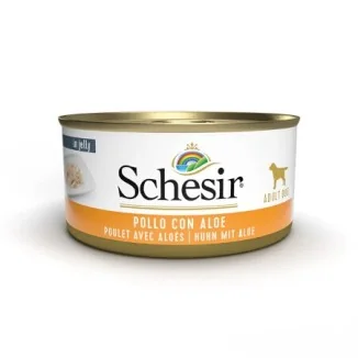 Schesir for dog in gelatina (pollo e aloe)