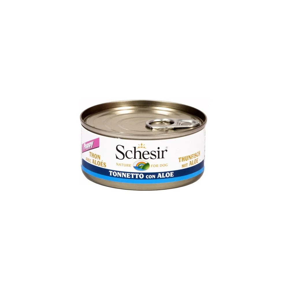 SchesirSchesir for dog in gelatina per cuccioli (tonno e aloe)