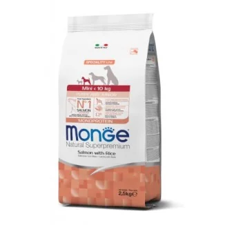 Monge Natural Superpremium Puppy Mini (salmone e riso)