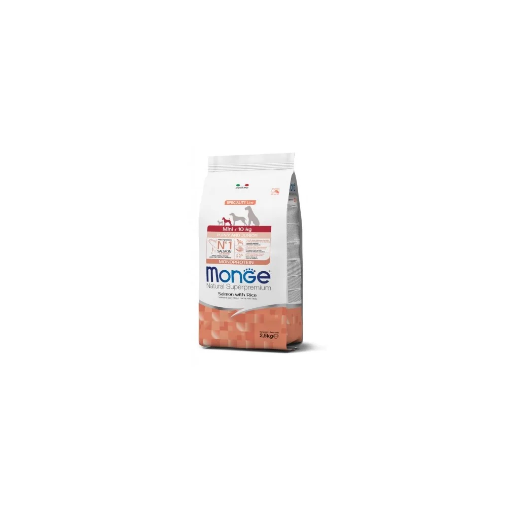 MongeMonge Natural Superpremium Puppy Mini (salmone e riso)