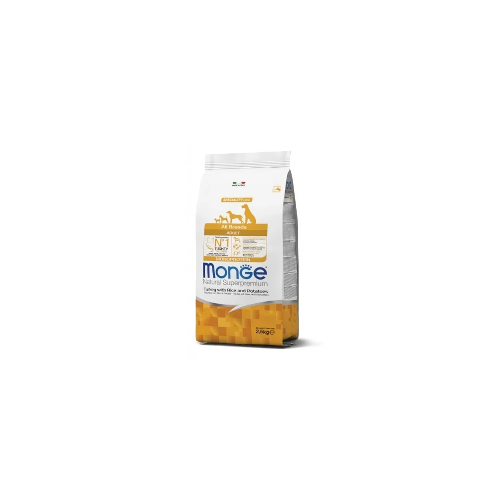 MongeMonge Natural Superpremium All Breeds (tacchino con riso e patate)
