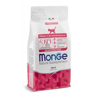 Monge Natural Kitten Monoprotein (manzo)