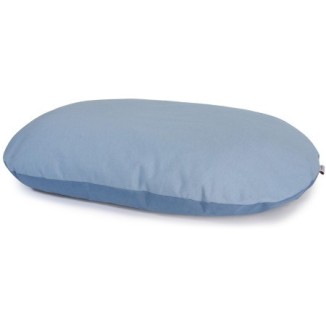 Camon Cuscino Ovale Double-Face Blu con cerniera