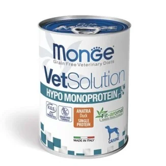 Monge Vet Solution Hypo Monoprotein in lattina (anatra)