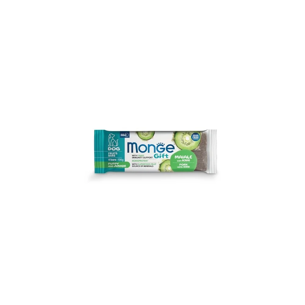 MongeMonge Gift Fruits Bars puppy/junior (maiale e kiwi)