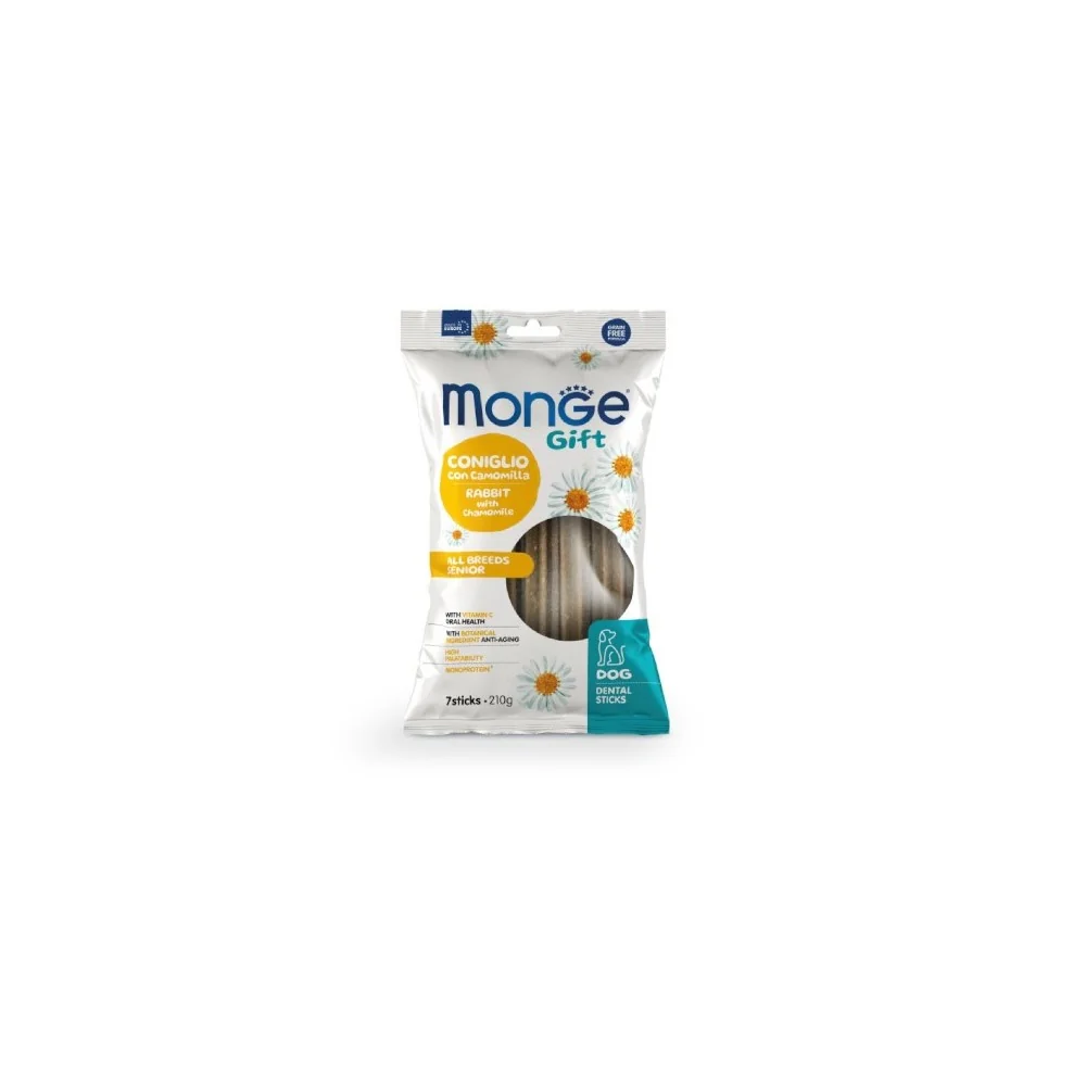 MongeMonge Gift Dental Sticks Senior (coniglio e camomilla)