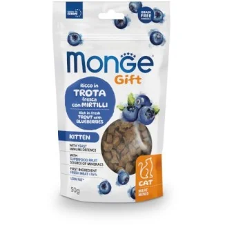 Monge Gift Meat Minis Kitten (trota con mirtilli)