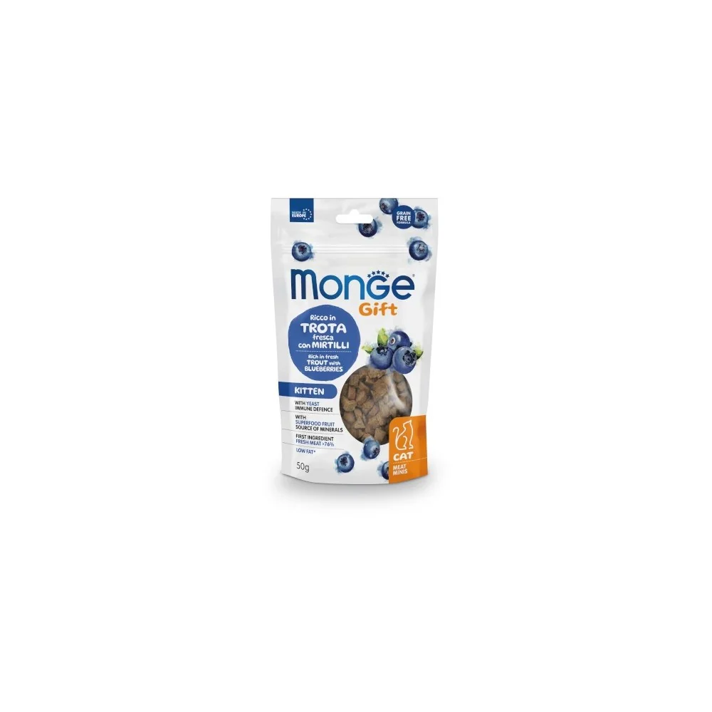 MongeMonge Gift Meat Minis Kitten (trota con mirtilli)