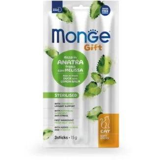 Monge Gift Soft Sticks sterilised (anatra con melissa)