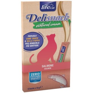 Life Pet Cat Deli snack natural cream (salmone)