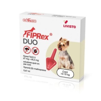 Levisto Fiprex Duo spot on per cani piccoli