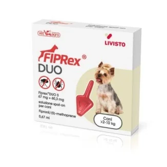 Levisto Fiprex Duo spot on per cani piccoli