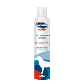 Inodorina Clorex shampoo mousse con clorexidina