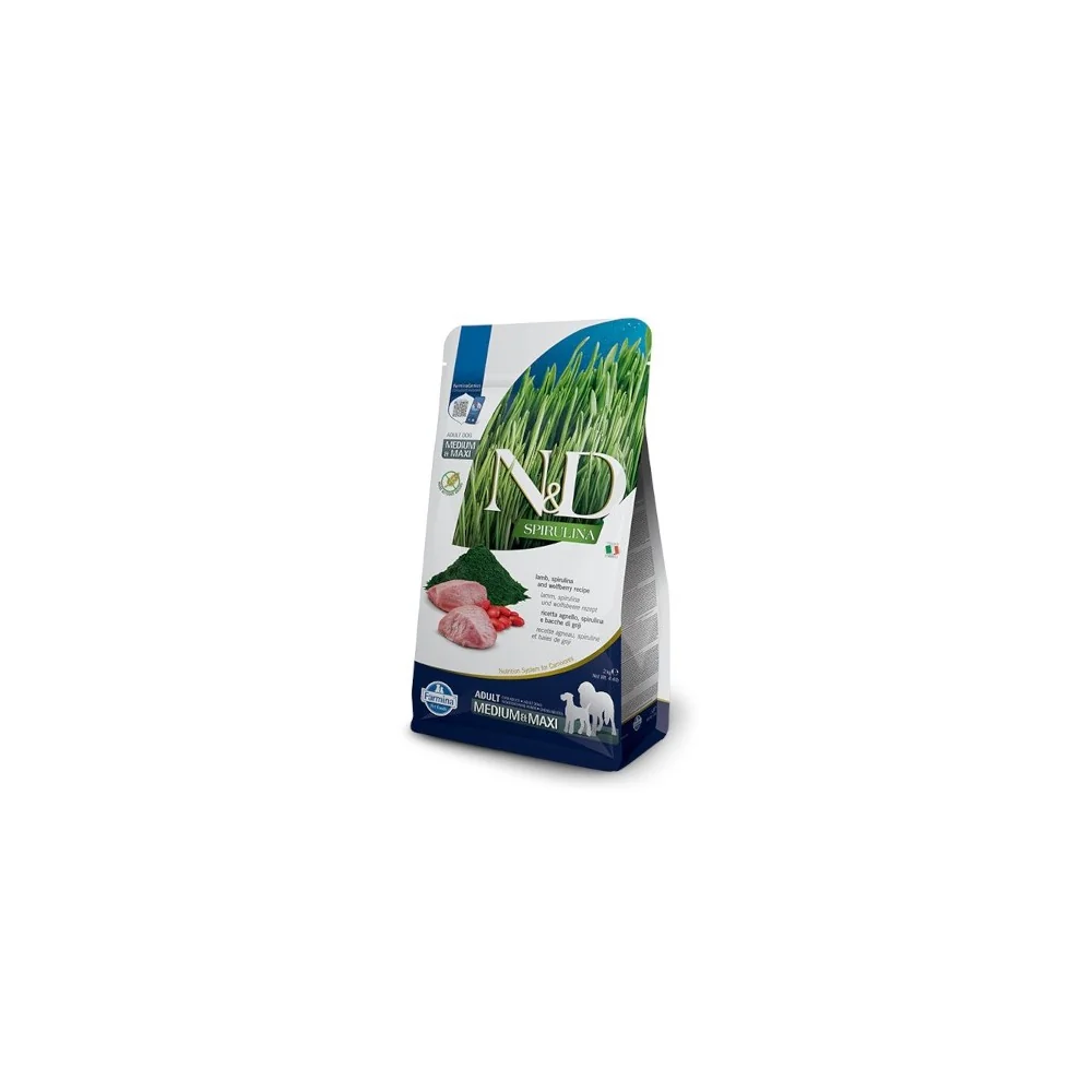 FarminaFarmina N&D Spirulina Medium/Maxi canine (agnello e bacche di goji)