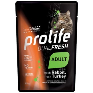 Prolife Dual Fresh Adult Cat umido (coniglio e tacchino)
