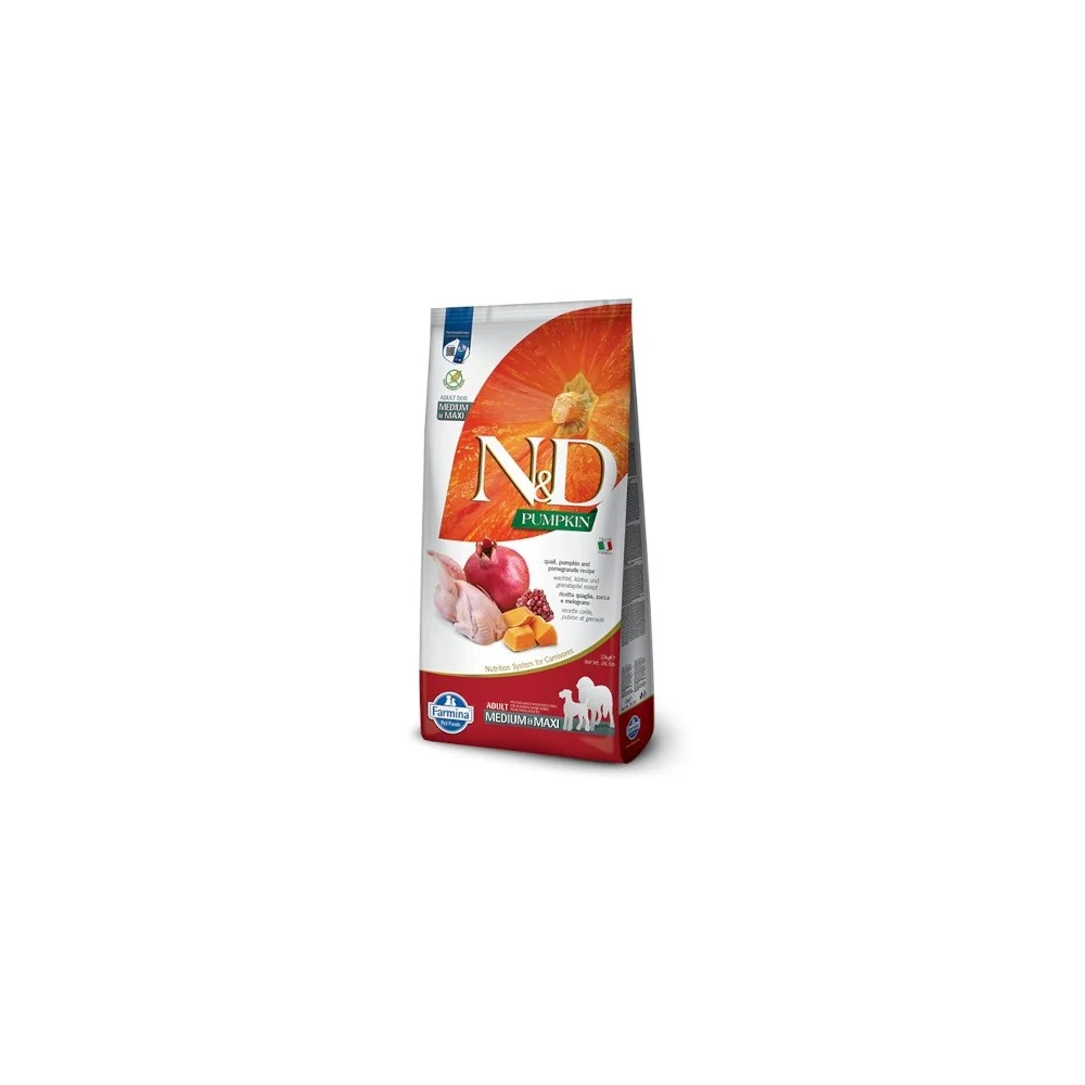 FarminaFarmina N&D Pumpkin Medium/Maxi canine (quaglia, zucca e melograno)