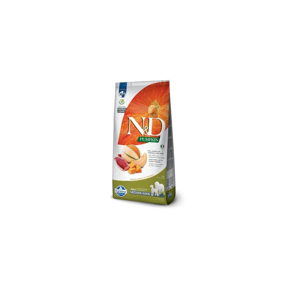 FarminaFarmina N&D Pumpkin Medium/Maxi canine (anatra, zucca e melone)