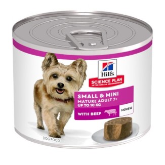 Hill's Science Plan Mature 7+ small & mini mousse al manzo