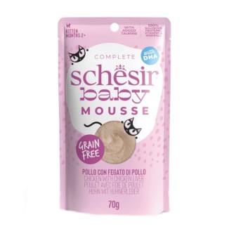 Schesir Baby Mousse per gattini (pollo con fegato)