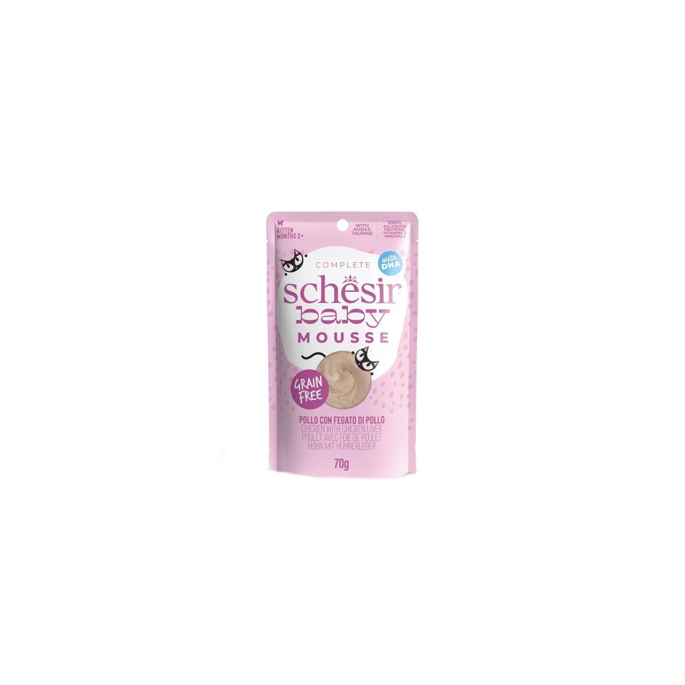 Schesir Baby Mousse per gattini (pollo con fegato)