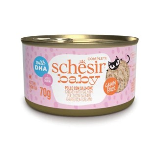 Schesir Baby Filettini in brodo per gattini (pollo con salmone)