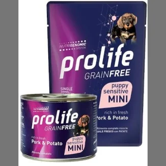Prolife Grain Free Puppy Mini con Maiale e Patata