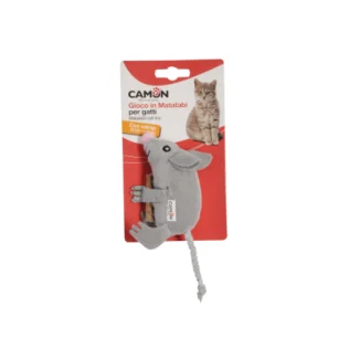 Camon Topo in poliestere e matatabi con catnip
