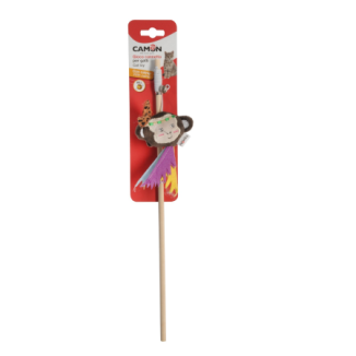 Camon Cannetta in legno indiani con catnip e campanello