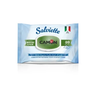 Camon Salviette per cuccioli profumo muschio e aloe