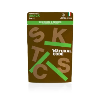 Natural Code Snack Stick (manzo e zenzero)