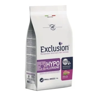 Exclusion Diet Hypoallergenic Small Breed maiale e piselli