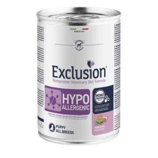Exclusion Diet Hypoallergenic Puppy All Breeds umido (maiale e piselli)