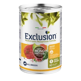Exclusion Mediterraneo Monoprotein Noble Grain Adult (manzo)