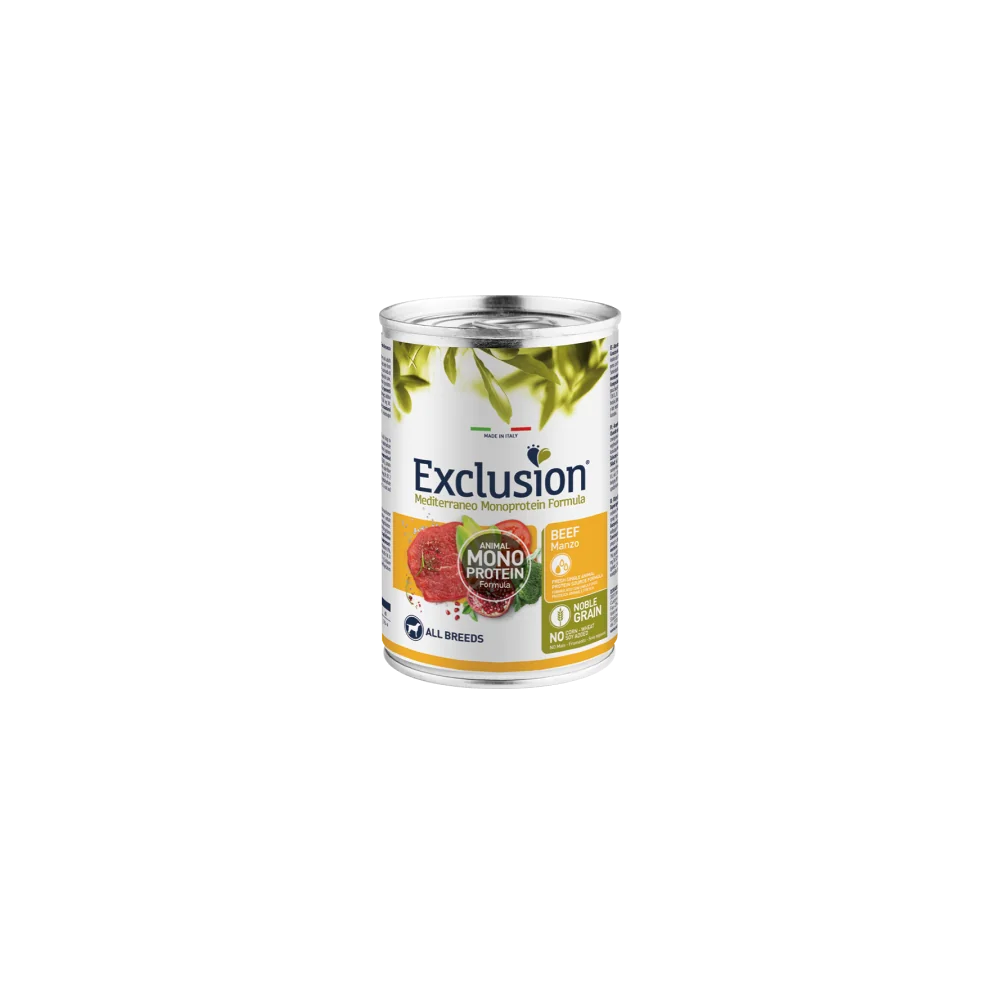 ExclusionExclusion Mediterraneo Monoprotein Noble Grain Adult (manzo)