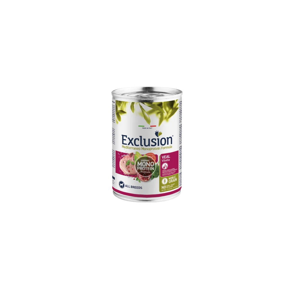 ExclusionExclusion Mediterraneo Monoprotein Noble Grain Adult (vitello)