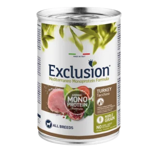 Exclusion Mediterraneo Monoprotein Noble Grain Adult (tacchino)