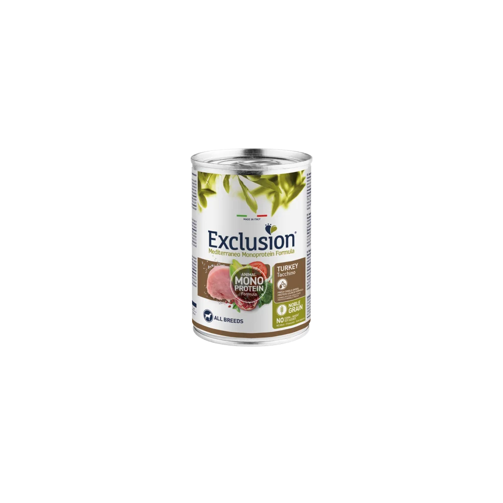 ExclusionExclusion Mediterraneo Monoprotein Noble Grain Adult (tacchino)