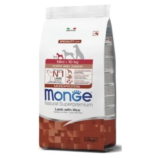 Monge Natural Superpremium Mini Puppy & Junior (agnello)