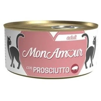 MonAmour Adult Mousse per gatti con prosciutto