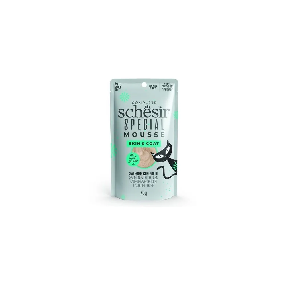 Schesir Special Skin & Coat Mousse (salmone)