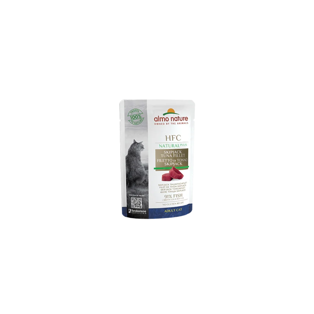 Almo NatureAlmo Nature HFC Natural Plus (filetto di tonno skipjack)