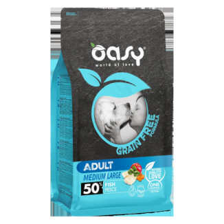 Oasy Adult dog Grain Free Medium/Large (pesce)