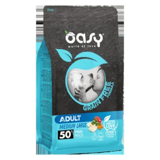 Oasy Adult dog Grain Free Medium/Large (pesce)