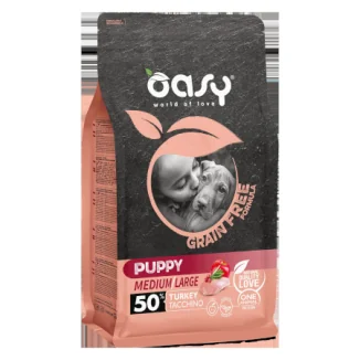 Oasy Puppy dog Grain Free Medium/Large (tacchino)
