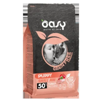 Oasy Puppy dog Grain Free Small/Mini (tacchino)